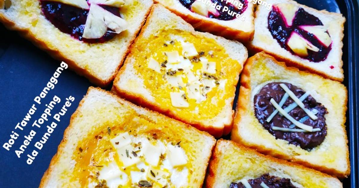 Resep Roti Tawar Panggang Teflon Simple Ala Bunda Pure S Oleh Murni