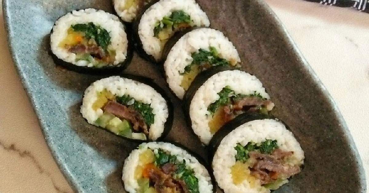 Resep Kimbab Danmuji Enak Dan Mudah Cookpad