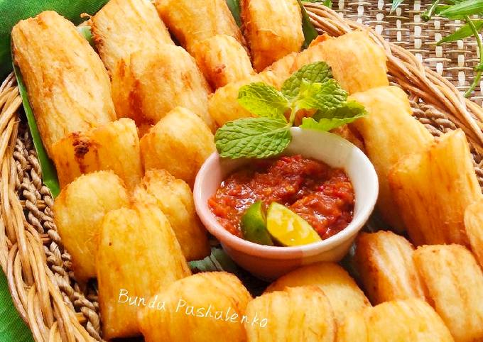 Resep Singkong Goreng Empuk Renyah Dan Gurih Oleh Bunda Pashalenko