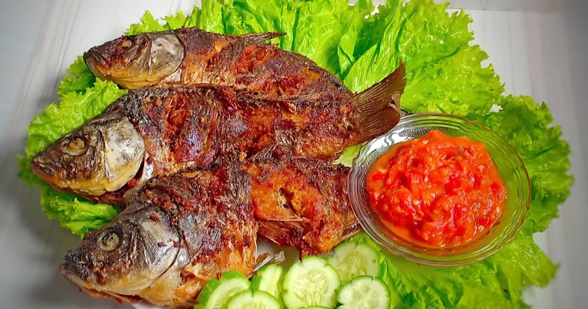 Resep Ikan Mas Goreng Sambal Tomat Oleh Nurul SaNia Cookpad