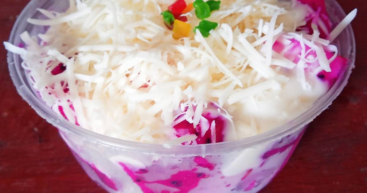 Resep Salad Buah Naga Apel Oleh Ummu Isa Cookpad