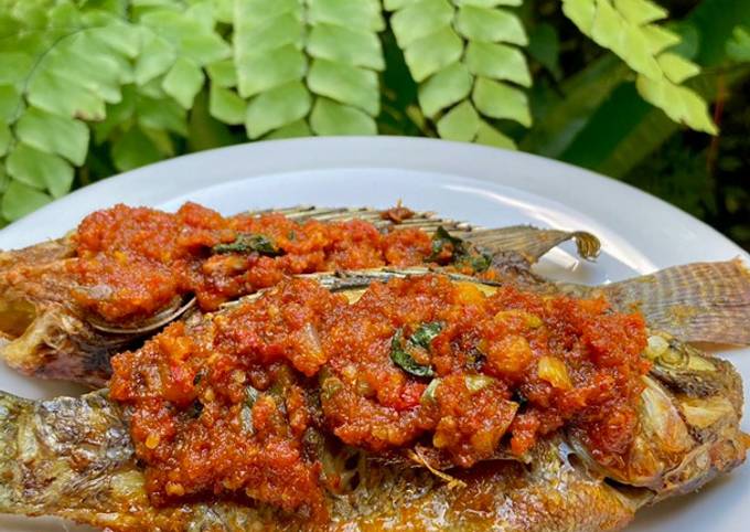 Resep Ikan Goreng Sambal Kemangi Oleh Sasti Katrina Cookpad