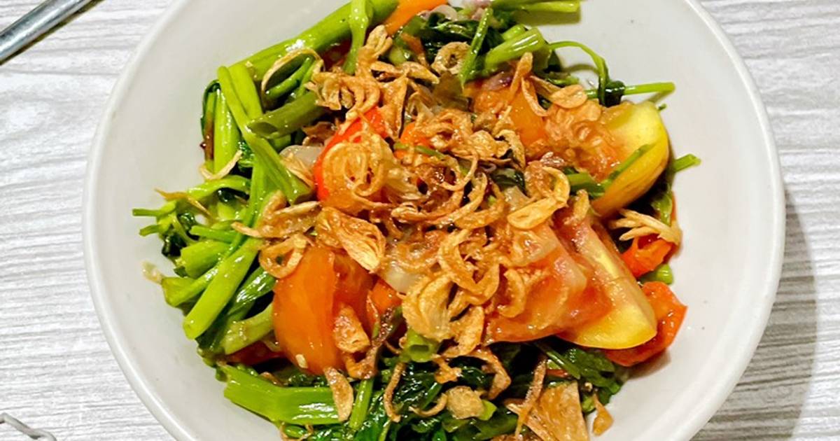 Resep Olahan Kangkung Tumis Enak Dan Mudah Cookpad