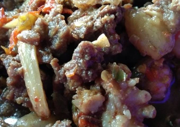 Resep Tumis Daging Sapi Pedas Oleh Jarimah Tj Cookpad