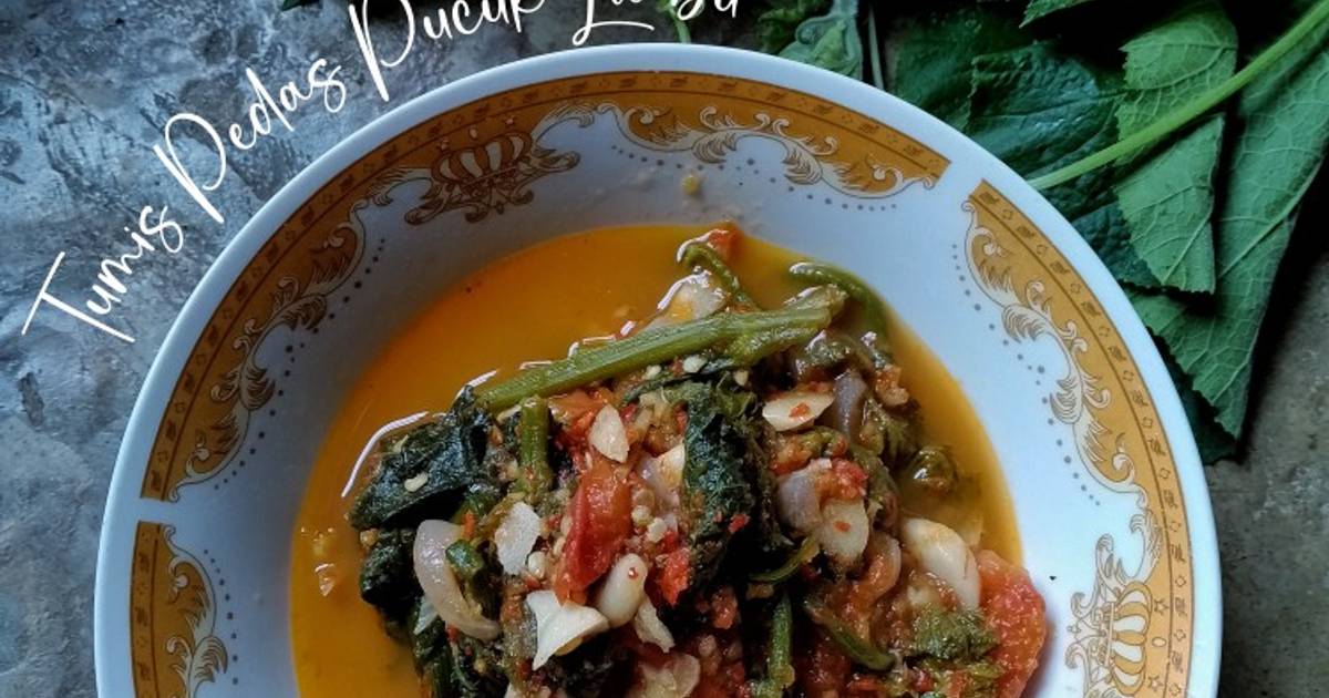 Resep Tumis Pedas Daun Pucuk Labu Oleh Rany Trisuci Cookpad