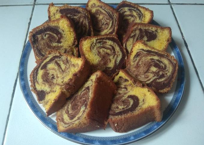 Resep Marmer Cake Enak Lembut No Pengembang Oleh Dapoer Nenk Cookpad