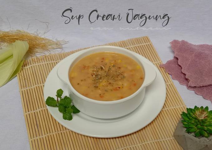 Resep Sup Krim Jagung Mpasi Oleh Een Nuraeni Cookpad