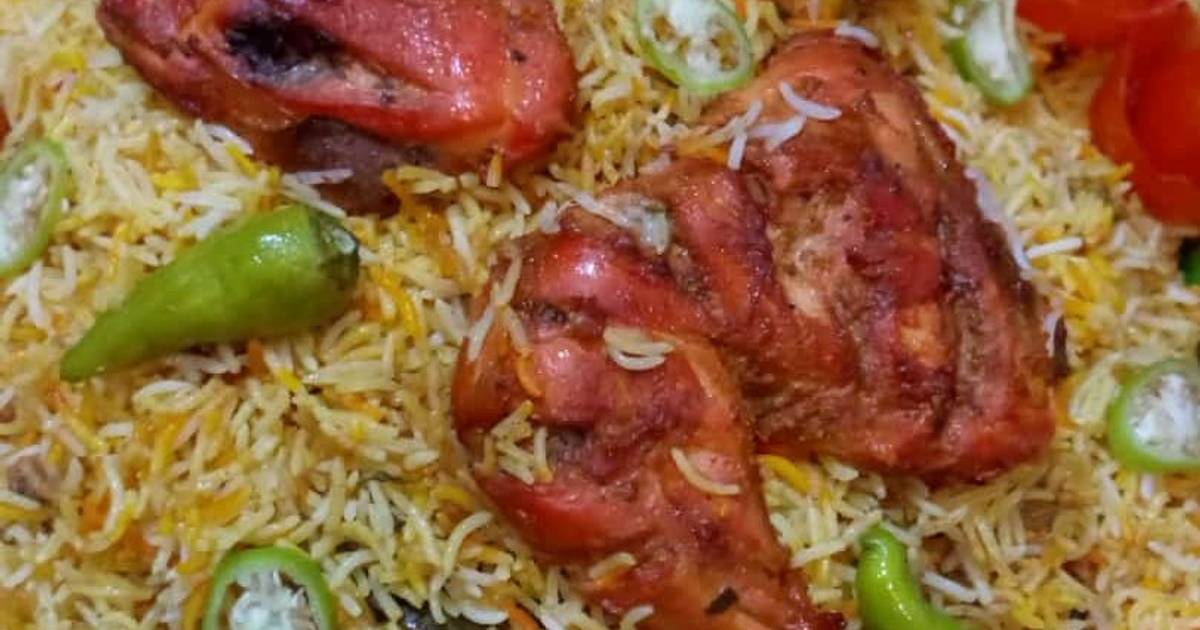 Smokey Chicken Tikka Biryani Recipe By Sehrish Siddiq Cookpad