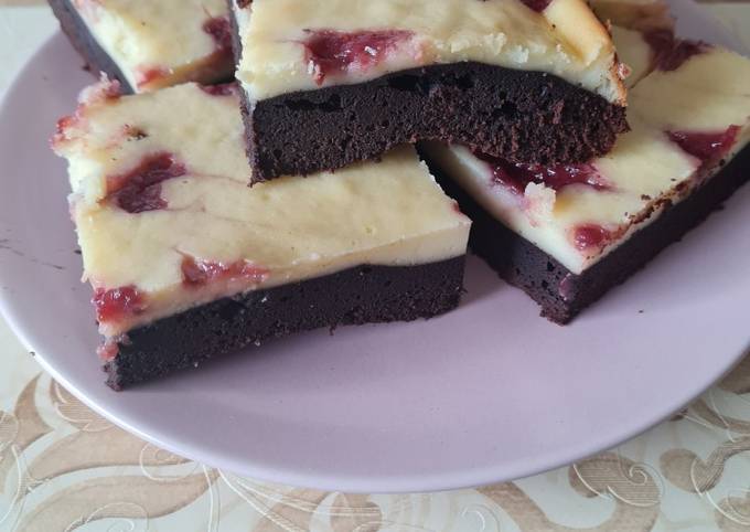 Browniecheescake Komarek Szintia Receptje Cookpad Receptek