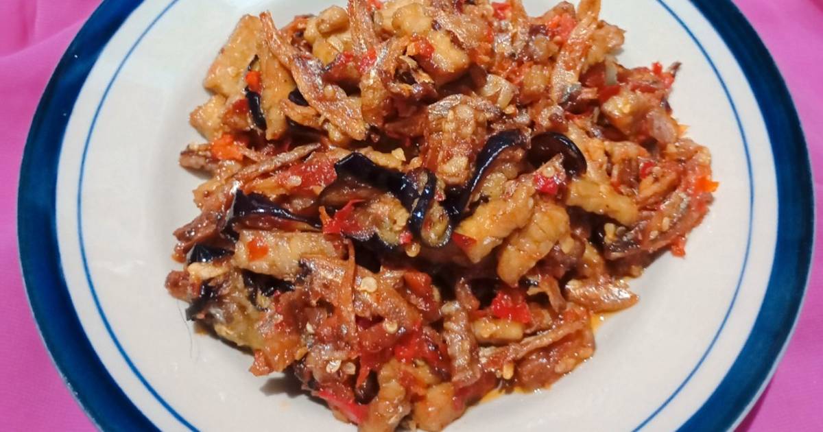 Resep Ikan Teri Tempe Balado Enak Dan Mudah Cookpad