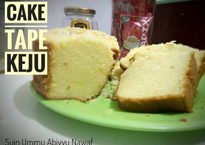 Resep Cake Tape Keju Pakai Wajan Serba Guna Oleh Suin Ummu Abiyyu