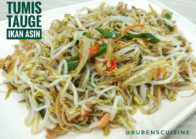 Resep Tumis Tauge Ikan Asin Oleh Bu Bens Bubenscuisine Cookpad