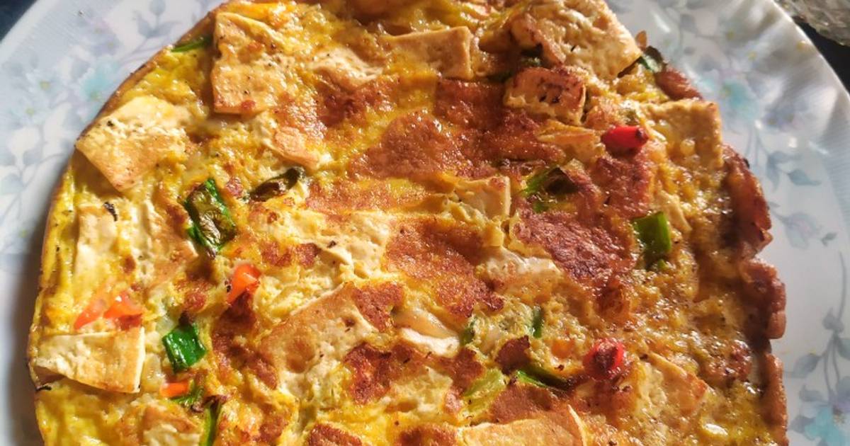 Resep Telur Dadar Tahu Pedas Oleh Saluna Mahira Cookpad