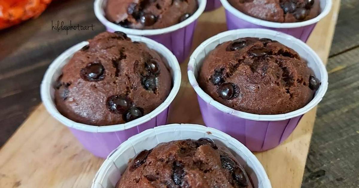 Resep Banana Choco Muffin Oleh Hilda Lamid Cookpad