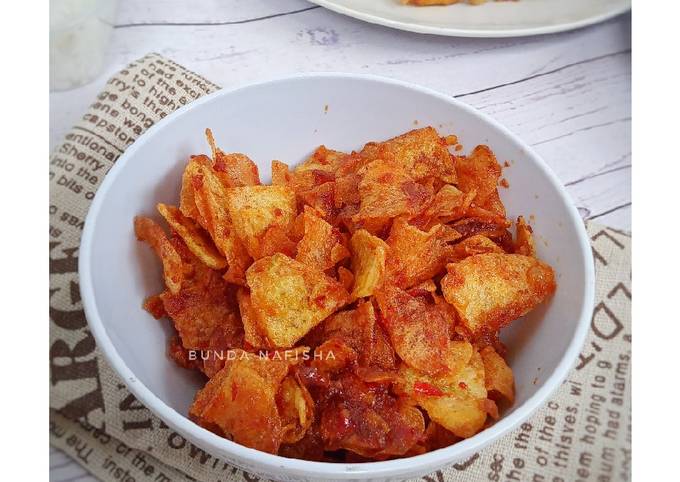 Resep Keripik Kentang Balado Oleh Bunda Nafisha Cookpad