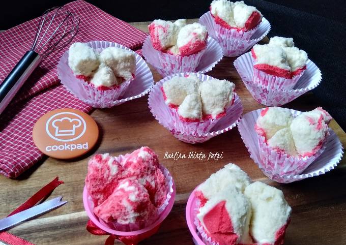 Resep Bolu Kukus Mekar Merah Putih No Soda No Bp Oleh Marlina Shinta