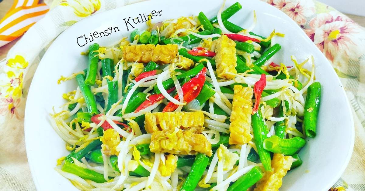 Resep Kacang Panjang Tauge Tempe Oleh Chiensyn Kuliner Cookpad