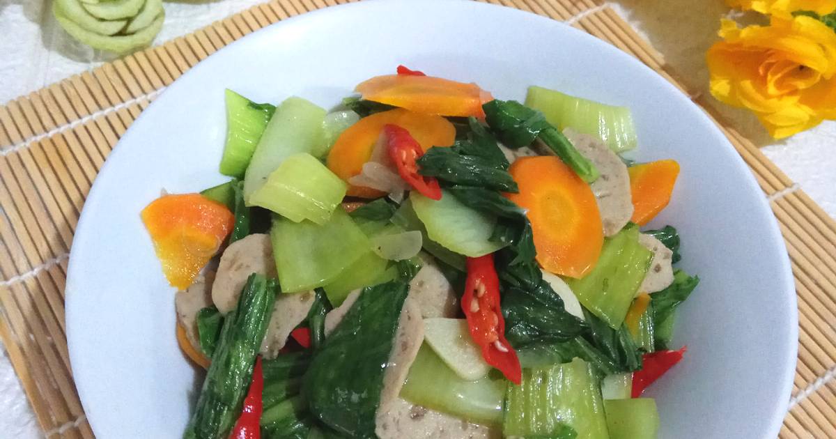 Resep Tumis Sayur Pakcoy Enak Dan Mudah Cookpad