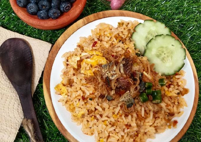 Resep Nasi Goreng Kampung Ikan Asin Oleh Een Nuraeni Cookpad