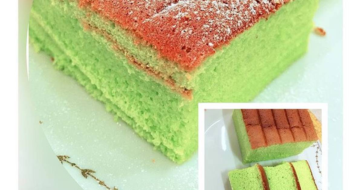 Resep Pandan Ogura Cake Oleh Ailul Cookpad