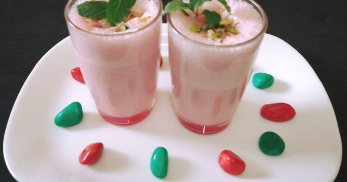 Rooh Afza Lassi Recipe By Poonam Gupta Cookpad