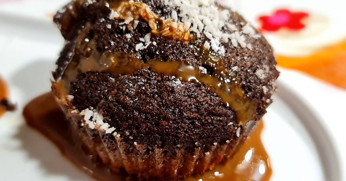 Muffins De Choco Con Topping De Coco Dulce Leche Receta De Lorena