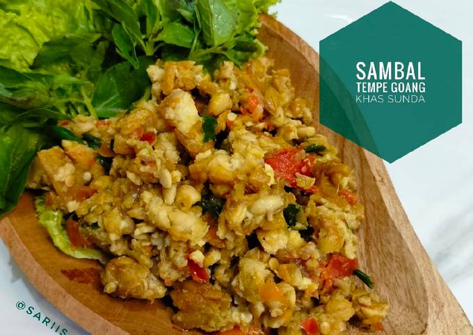 Resep Sambal Tempe Goang Khas Sunda Oleh Sari S Kitchen Cookpad