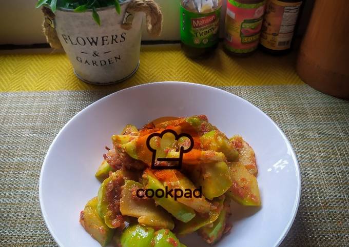 Resipi Labu Siam Sambal Belado Oleh Ani Delighted Cookpad