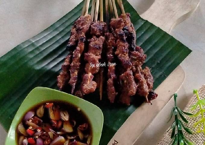 Resep Sate Maranggi Daging Sapi Khas Purwakarta Oleh Abuk Irun Cookpad