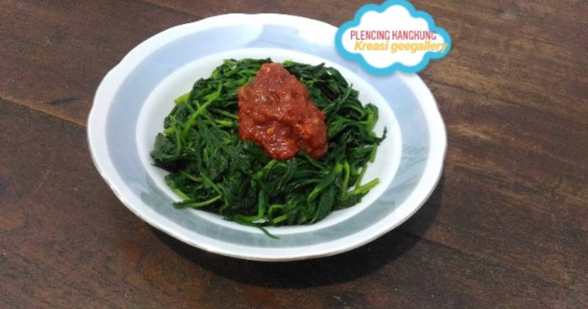 Resep Plencing Kangkung Cemeding Kangkung Oleh Kreasi