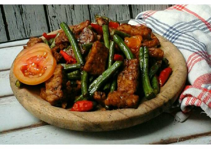 Resep Tumis Kacang Panjang Tempe Oleh Shepty Liestiowati Cookpad