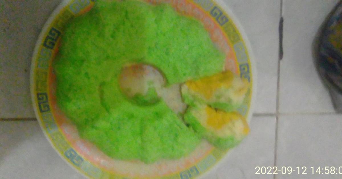 Resep Bolu Kukus 1 Telur Menul Menul Oleh Desi Skm Cookpad