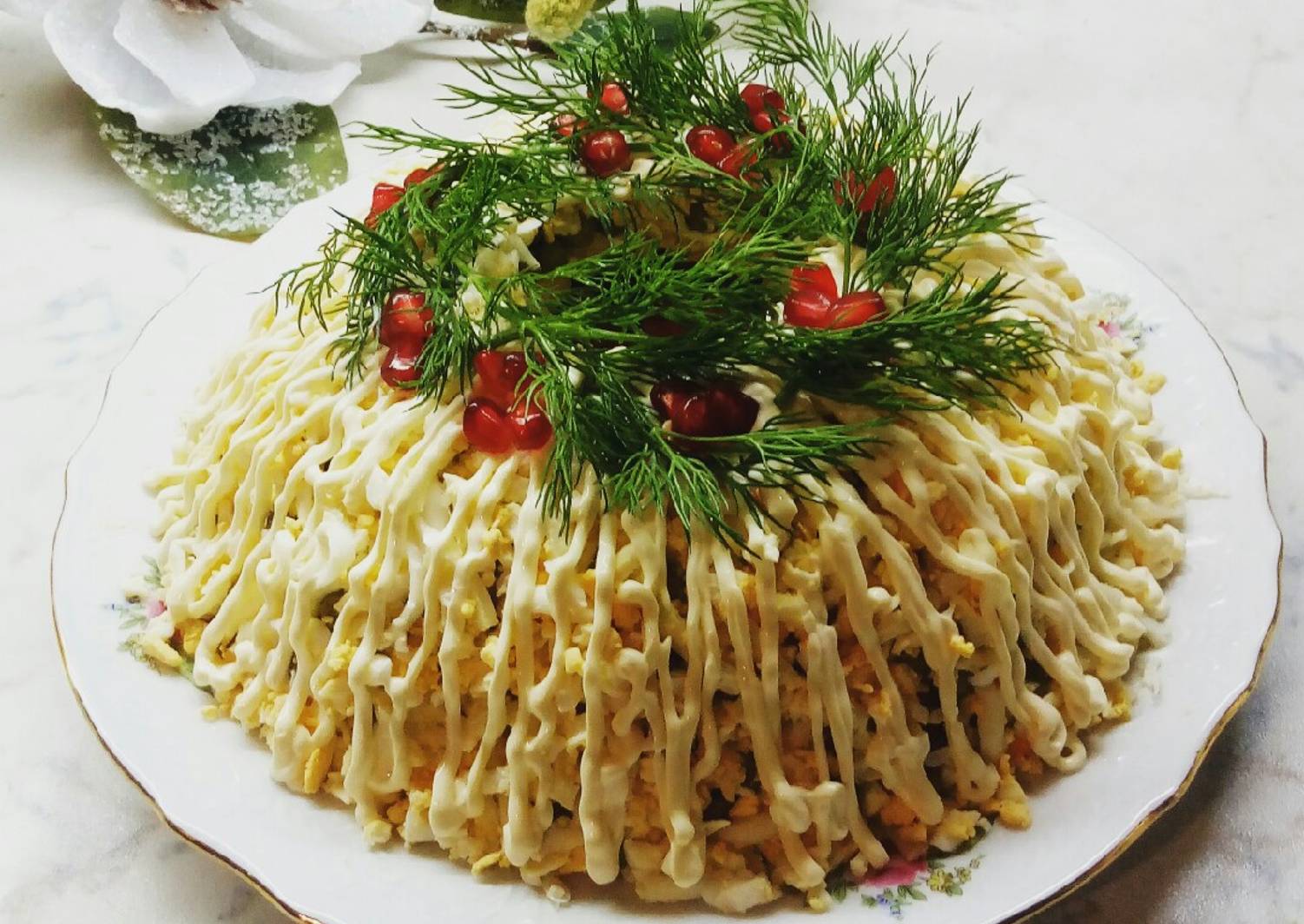 Салат Купеческий праздничный мясной салат