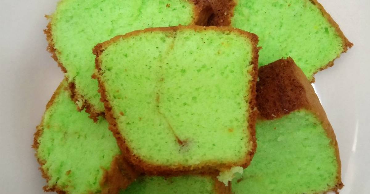 Resep Bolu Pandan Lembut Oven Tangkring Oleh Inda Linggawati Cookpad