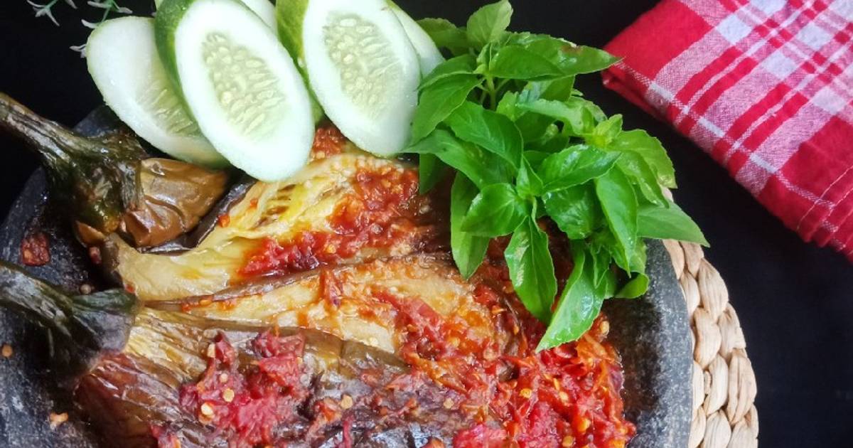 Resep Pecak Terong Part Oleh Tatik Sugiati Cookpad