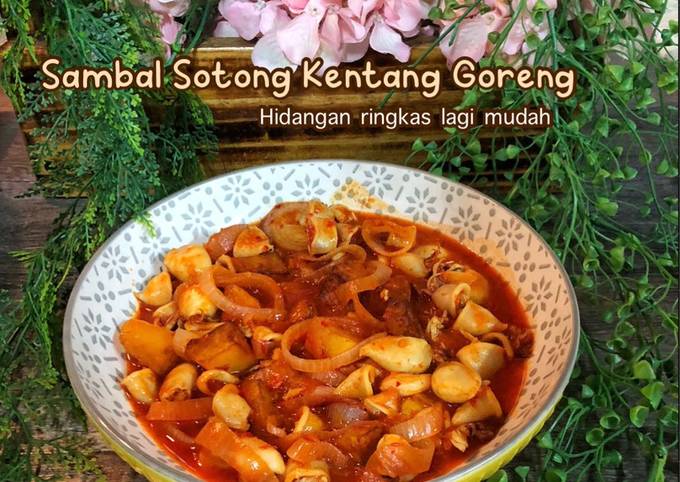 Resipi Sambal Sotong Kentang Goreng Oleh Salina Jalaludin Cookpad