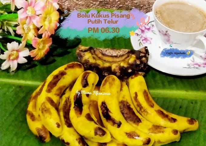 Resep Bolu Kukus Pisang Putih Telur Oleh Lanjarsih Mama Fifian