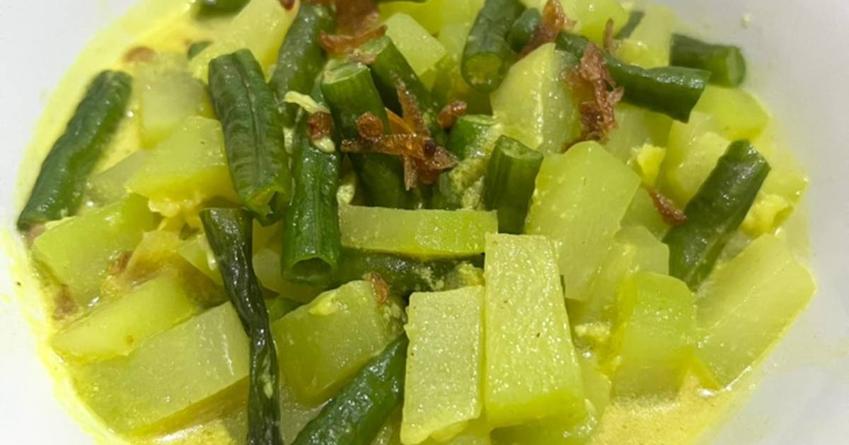 Resep Sayur Lodeh Labu Siam Dan Kacang Panjang Oleh Ulya Cookpad