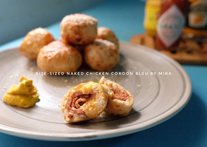 Resep Bite Sized Naked Chicken Cordon Bleu Ketopad Cp Savorysnack Oleh