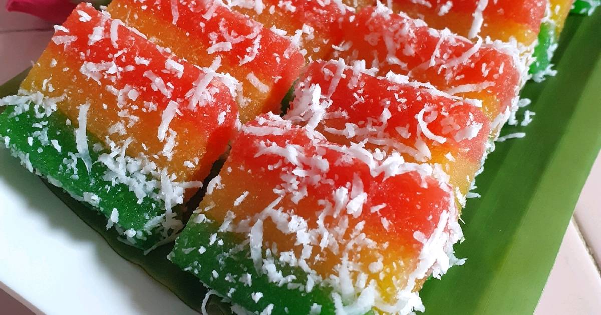 Resep Lapis Singkong Pelangi Oleh Vera Ratnasari Suseno Putri Cookpad