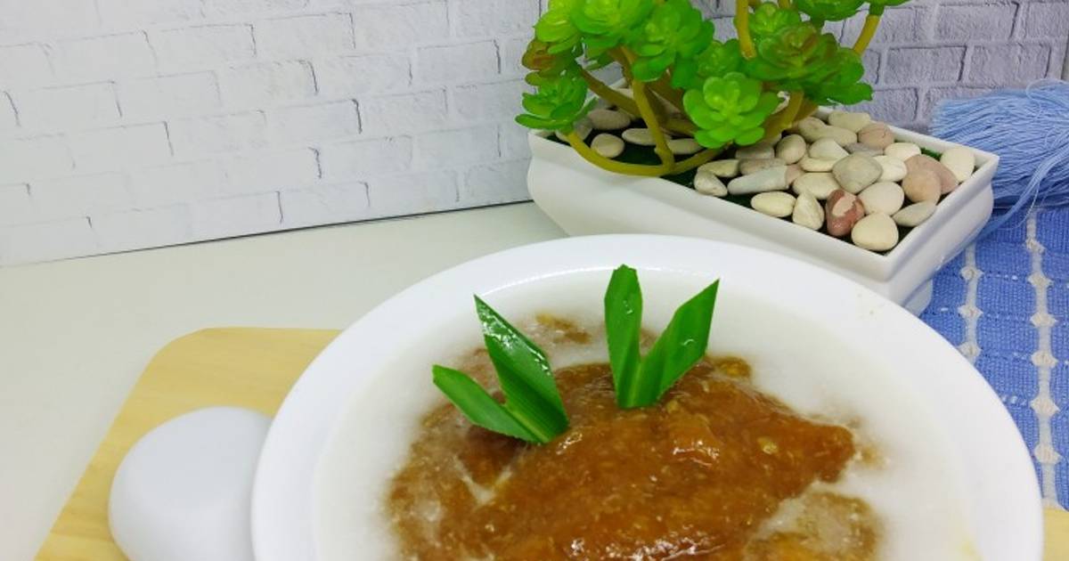 Resep Bubur Singkong Gula Merah Oleh Hj Tintin Purnama Sari Cookpad