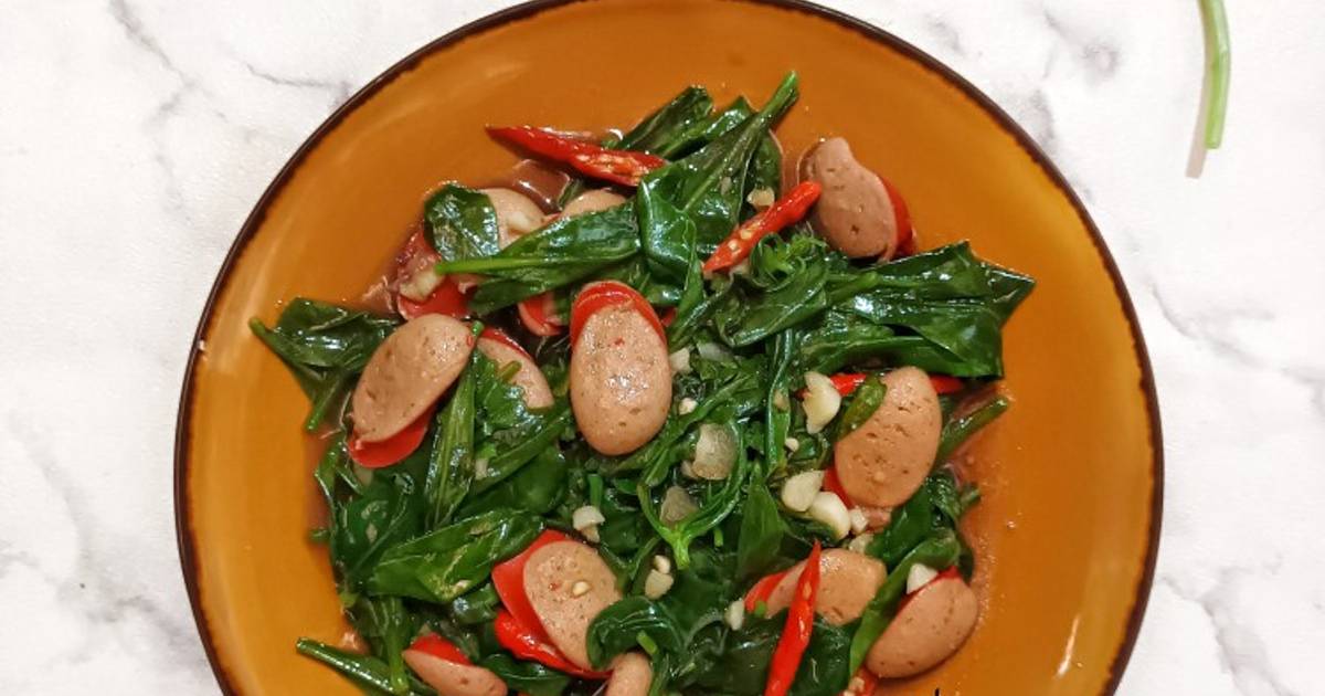 Resep 442 Tumis Daun Ginseng Oleh Re Milik Cookpad