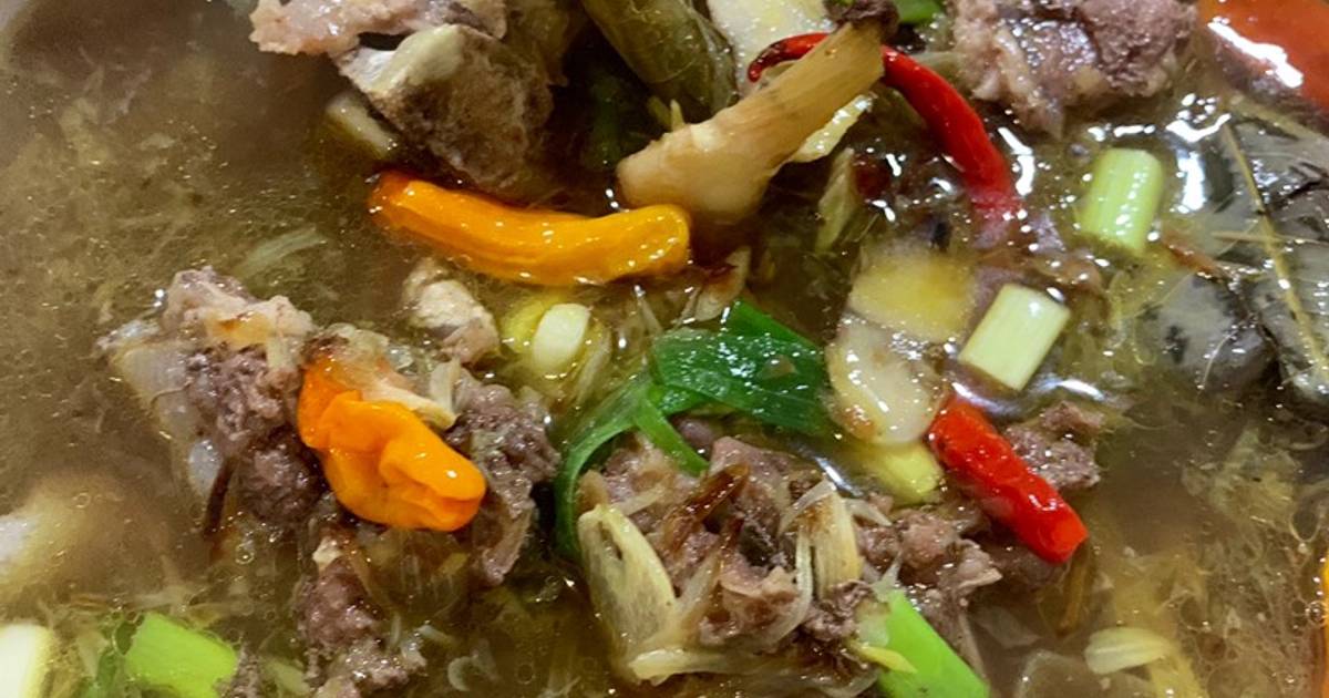 Resep Pindang Tulang Iga Palembang Bumbu Iris Oleh Salsa Adzhani Cookpad