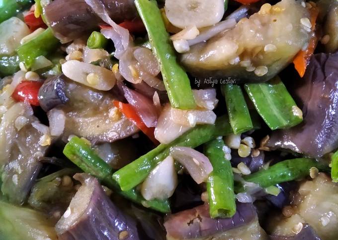 Resep Oseng Terong Dan Kacang Panjang Oleh Astiya Lestari Cookpad