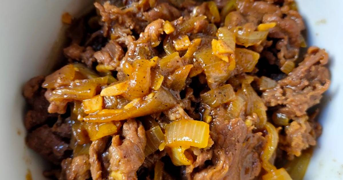 Resep Slice Beef Saos Tiram Ala Yoshinoya Oleh San San Cookpad