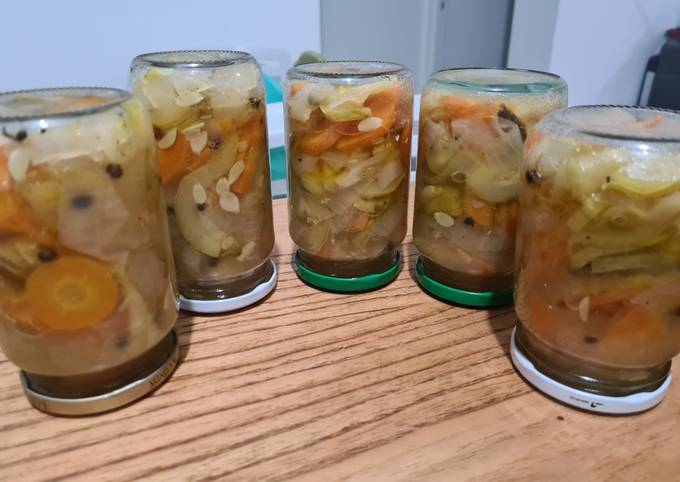 Verduras En Escabeche Receta De Mini Acevedo Cookpad