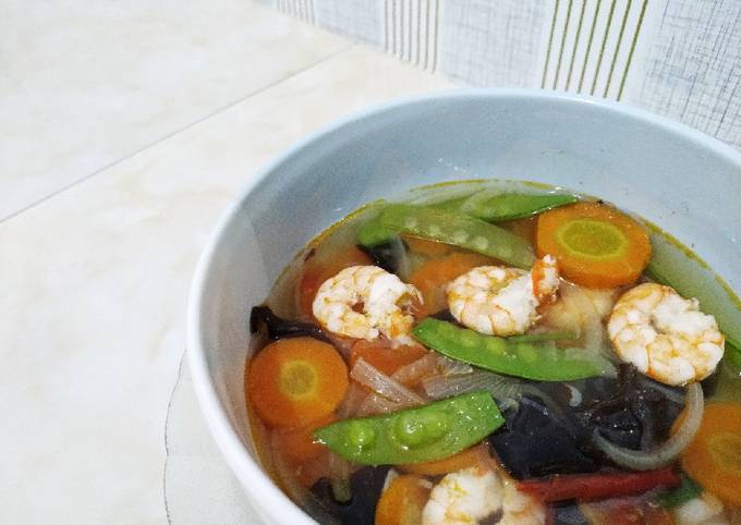 Resep Sup Sayur Udang Oleh Enik Sulistyawati Cookpad