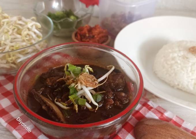 Resep Rawon Daging Sapi Daging Sandung Lamur Iga Oleh Diyos