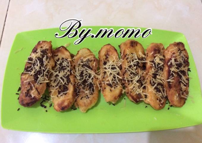 Resep Pisang Goreng Coklat Keju Oleh Momo Kitchen Cookpad