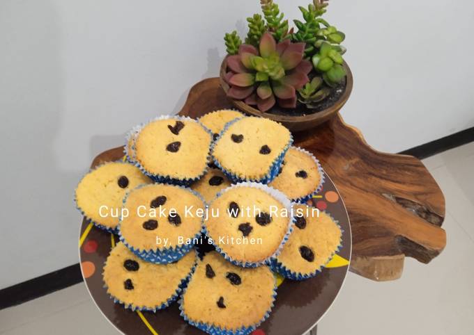 Resep Cup Cake Keju With Raisin Oleh Yuniati Norma Cookpad